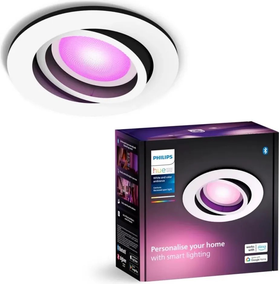 Philips - LED RGBW Stmievateľné podhľadové svietidlo Hue CENTURA 1xGU10/4,2W/230V