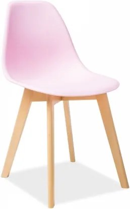 TORY WOOD stolička, Farba Ružová