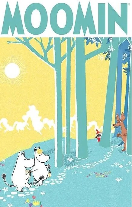 Plagát, Obraz - Moomins - Forest, (61 x 91.5 cm)