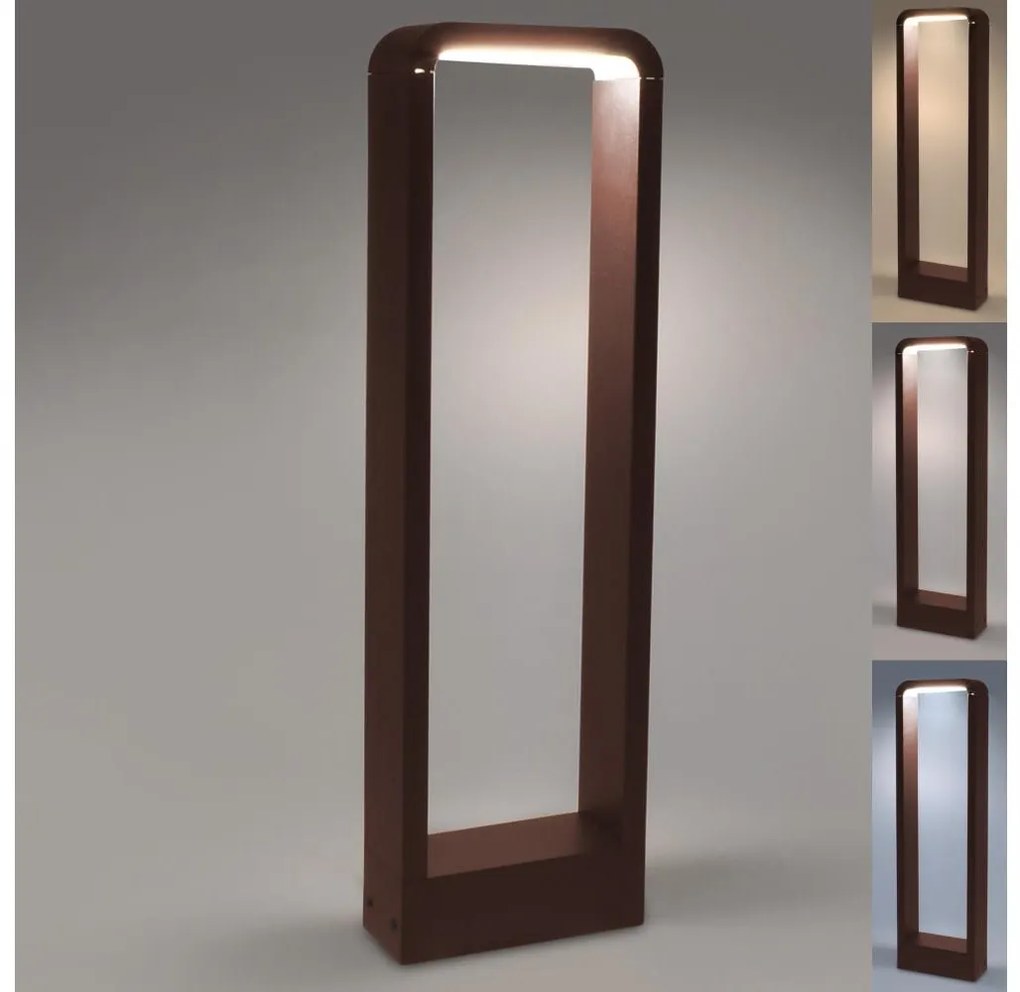 Brilagi - LED vonkajšie svietidlo BARI LED/7W/230V 3000/4000/6000K hnedé IP54 50 cm