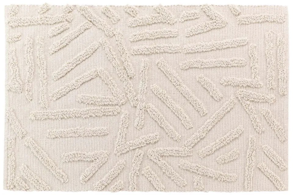 Krémový prateľný koberec 60x90 cm Athena – douceur d'intérieur