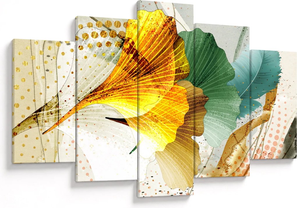 Obraz - Listy (150x105 cm)