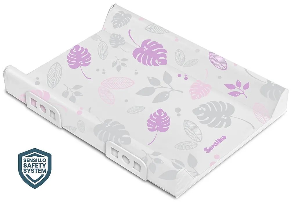 Prebaľovací nadstavec Sensillo Safety system Floral ružový