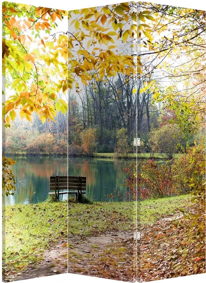 Paraván - Rybník (126x170 cm)