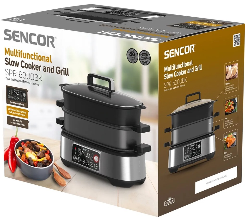 Sencor SPR 6300BK pomalý hrniec