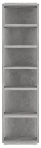 vidaXL Skrinky na topánky 2 ks betónové sivé 25x27x102 cm-