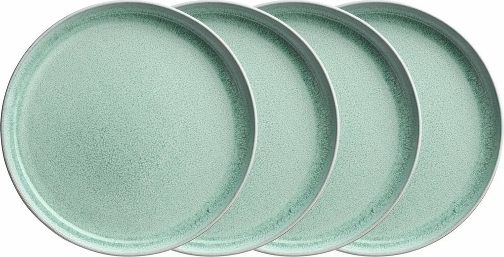 Mäser Súprava dezertných tanierov 4 ks AQUATA – 21 cm, zelená