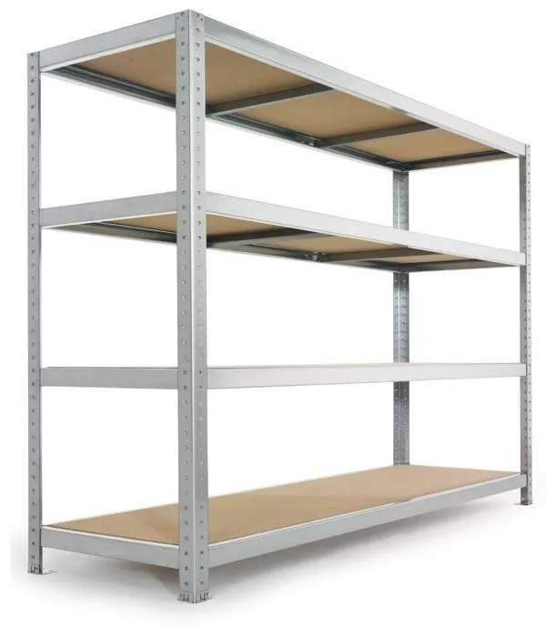 Policový regál, nosnosť 400 kg, 2470 x 2500 x 800 mm