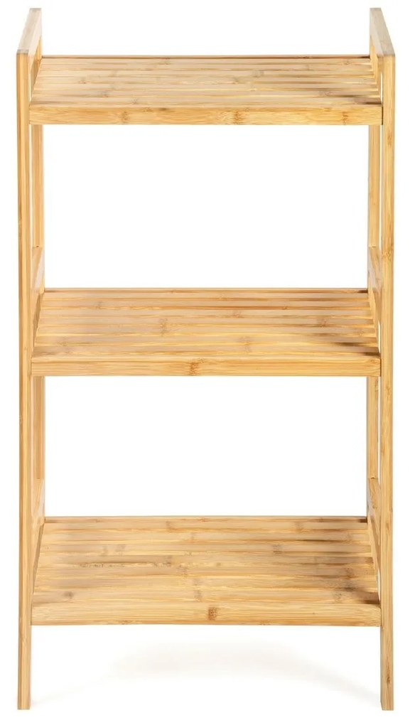 G21 Bambusový regál, 3 police, 3 poschodia