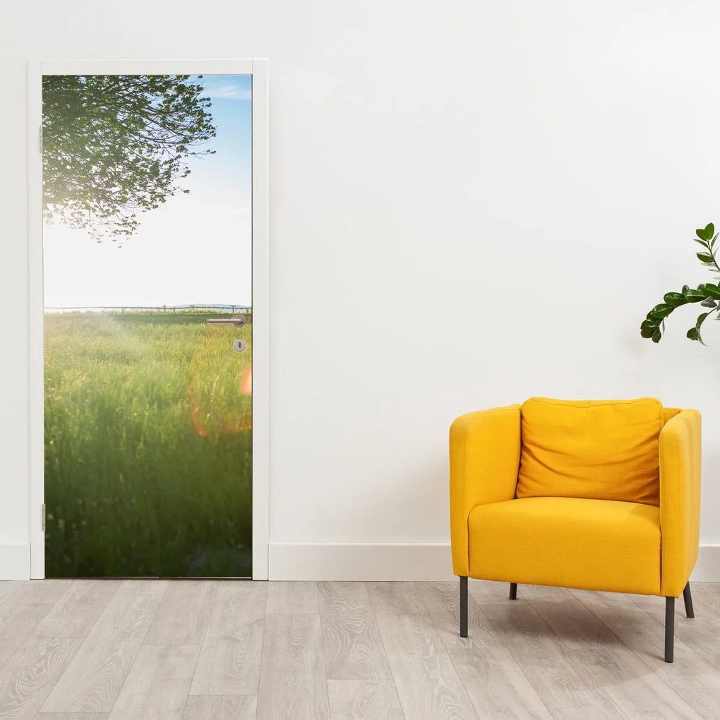 Fototapeta na dvere - Letná lúka (95x205cm)