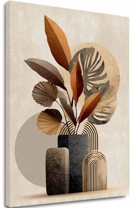 Obraz na plátne Rustikálna Váza - Elegantný Motív