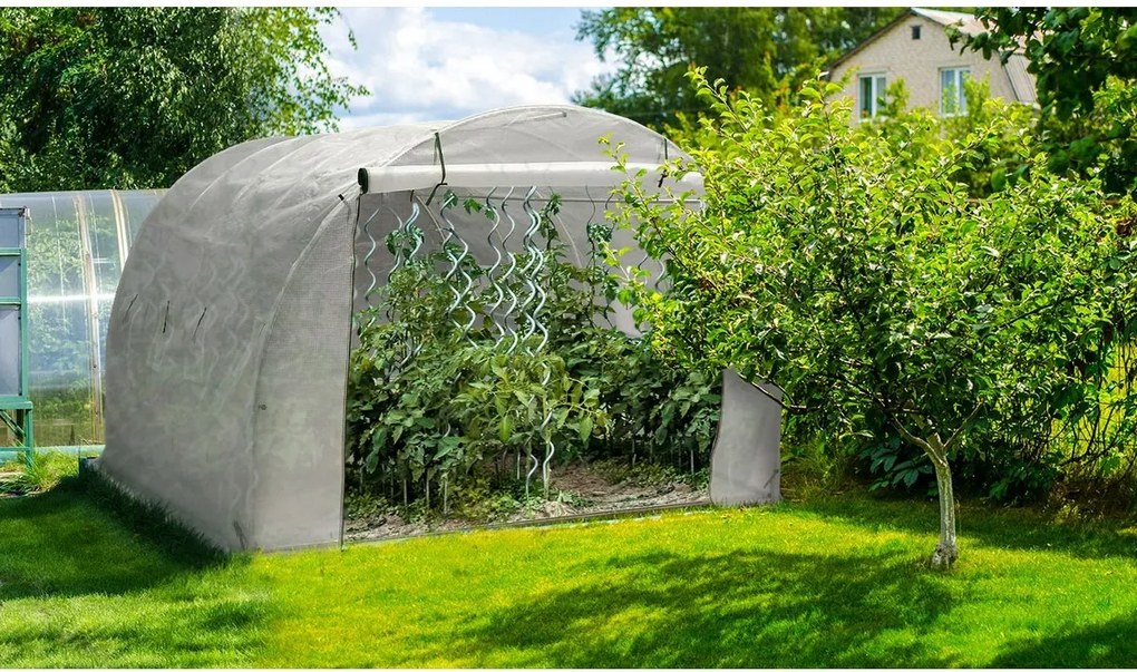 Skleník G21 300 x 400 x 200 cm, biely