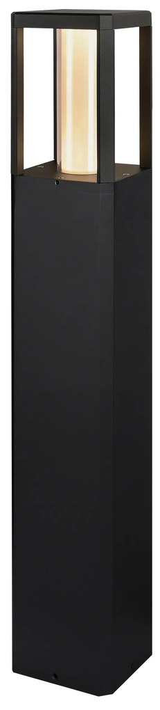Candellux Čierne záhradné LED stĺpikové svietidlo Crocus 12W IP65 80cm 52-32416