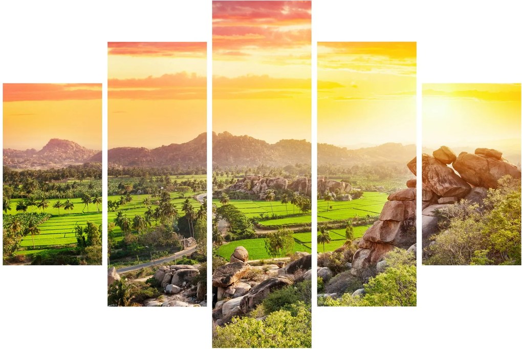 Obraz Hampi údolí v Indii (150x105 cm)