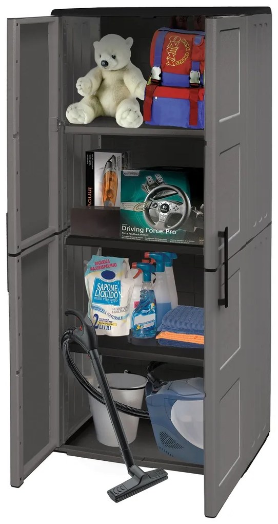 ARTPLAST Skriňa EASY vysoká 68 cm, s 3 policami