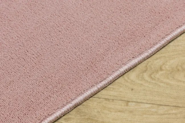 Protišmykový koberec PLUSH púdrovoružový