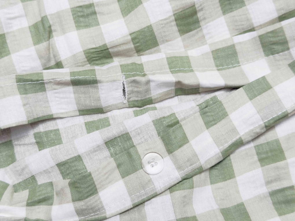 Krepové obliečky do postieľky Renforcé GRENTIS zelené Rozmer obliečky: 45 x 65 cm | 90 x 140 cm