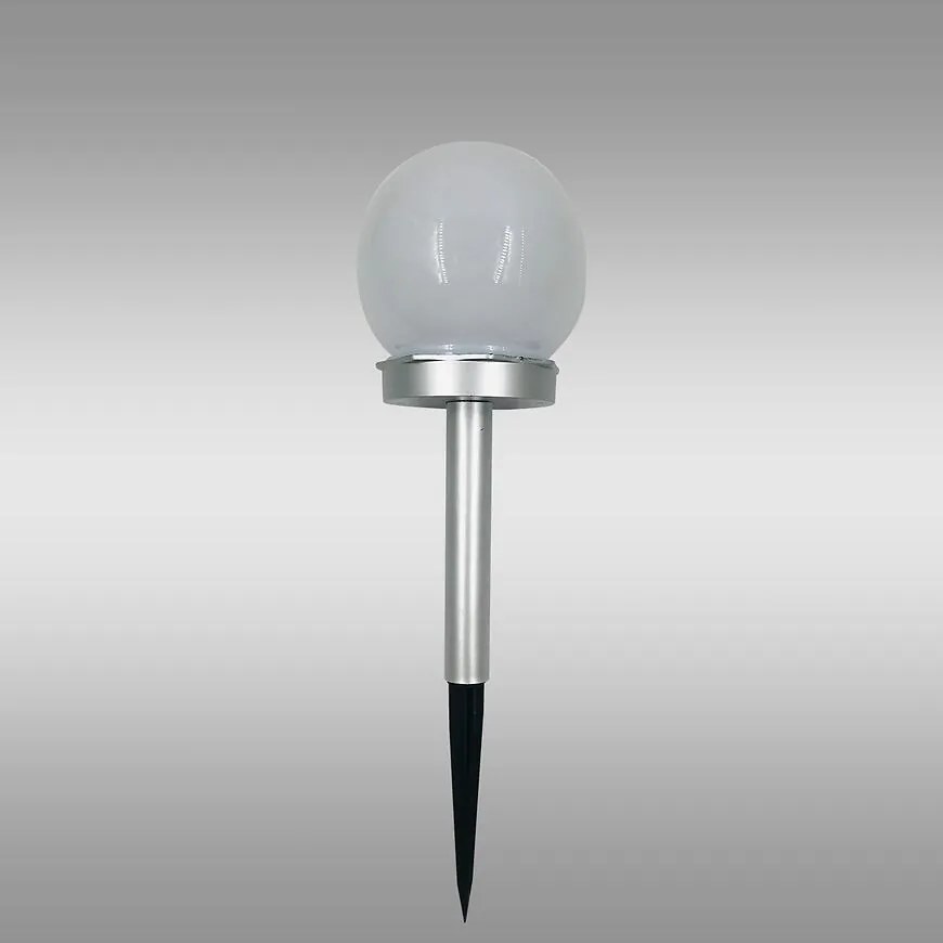 Solárna lampa GUĽA 10CM SILVER EKO0611