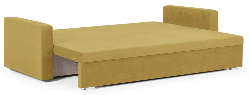 Rozkládací pohovka DELLA Hořčicová