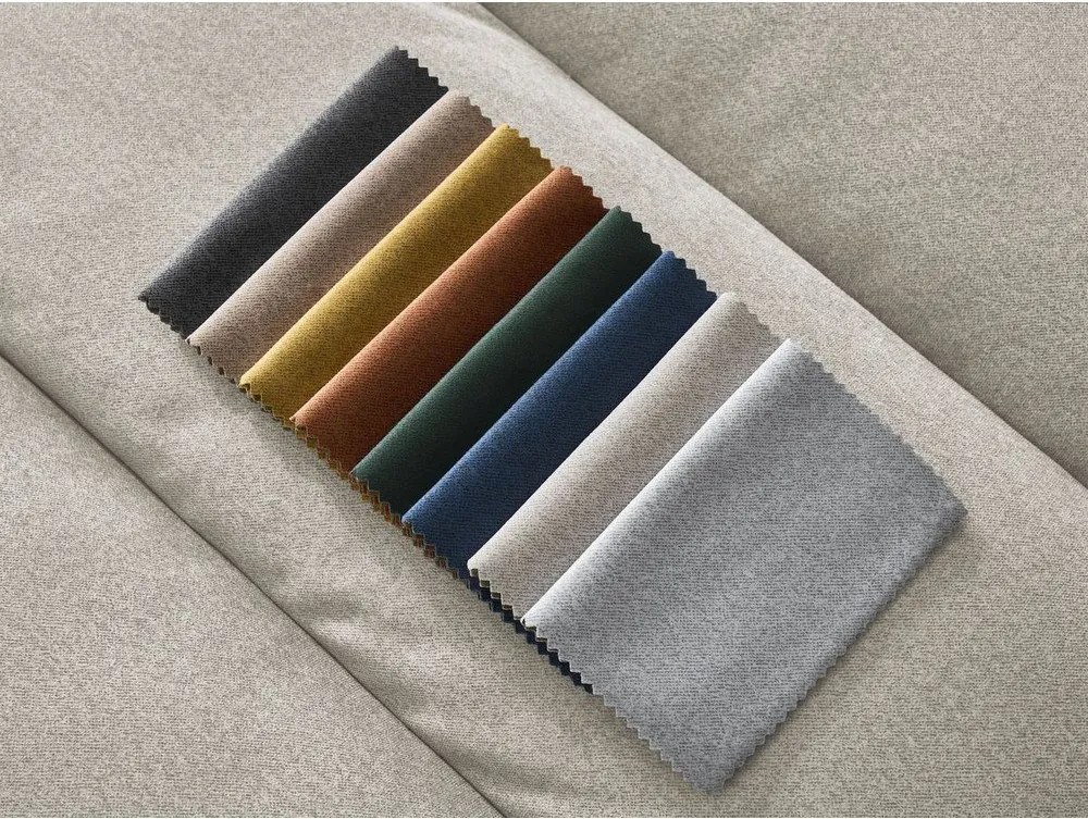 Béžová zamatová rohová pohovka (ľavý roh/s leňoškou) Sierra – Bobochic Paris