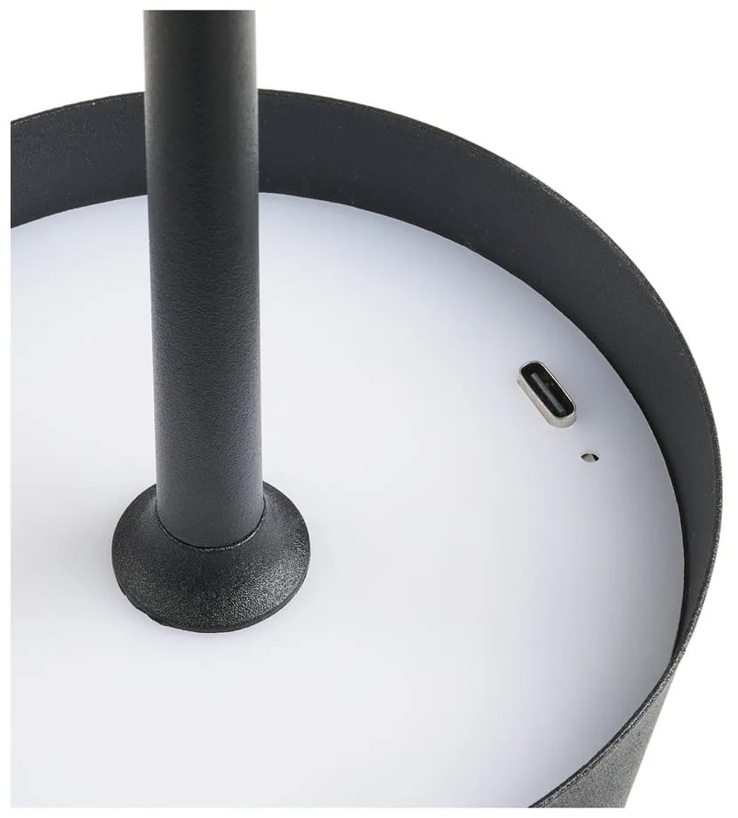 Čierna LED stolová lampa (výška 37 cm) Bradford – House Nordic