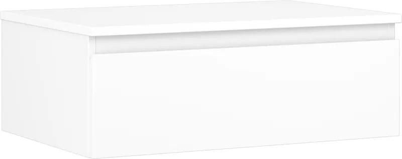 Mexen Orio, kúpeľňová skrinka 70 cm s hornou časťou, 1 zásuvka, biela matná, 91A10-07023-1-BFC01
