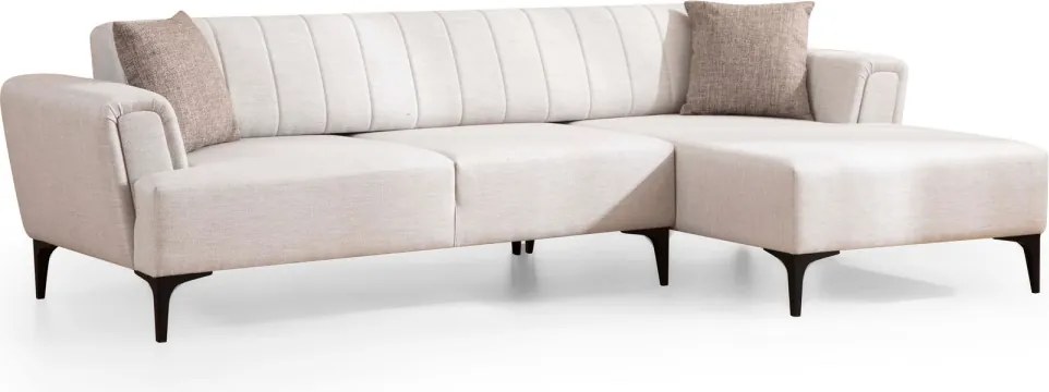 Rohová sedací souprava Hamlet 270 cm ecru pravá