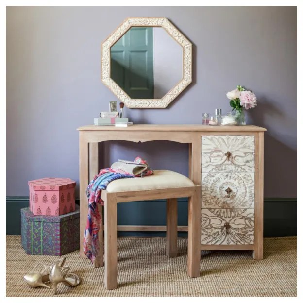 Písací stôl Sita 130x76x70 indický masív mango