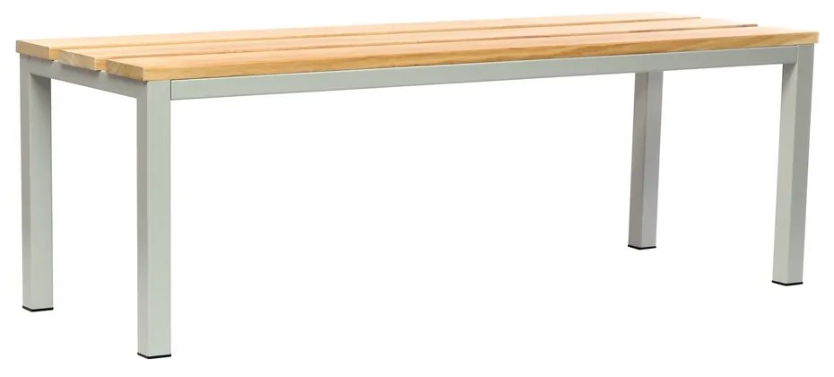 Lavica do šatne 150 x 35 x 45 cm, sivá - ral 7035