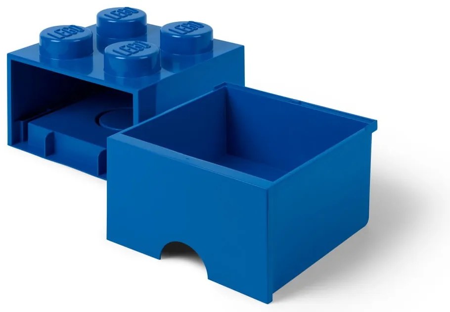 Modrý úložný box so zásuvkou LEGO®