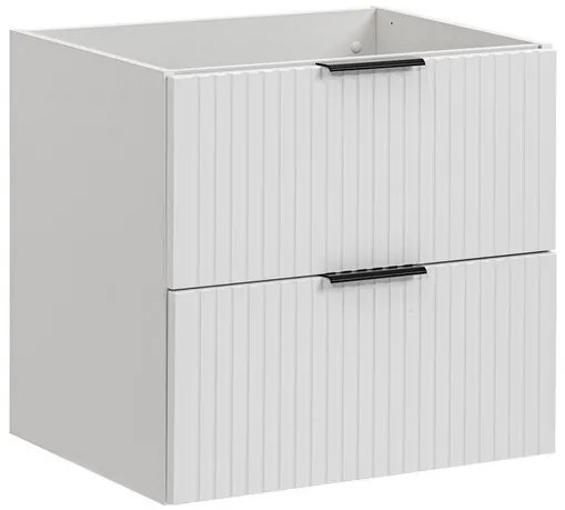 Kúpeľňová zostava Casad s doskou a skrinkami 80 cm biela/dub wotan