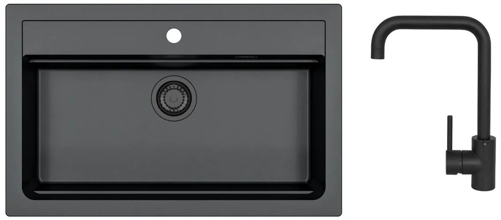 SET ALVEUS ATROX 40 / 91 BLACK ADDITION + BATERIE OZ black addition