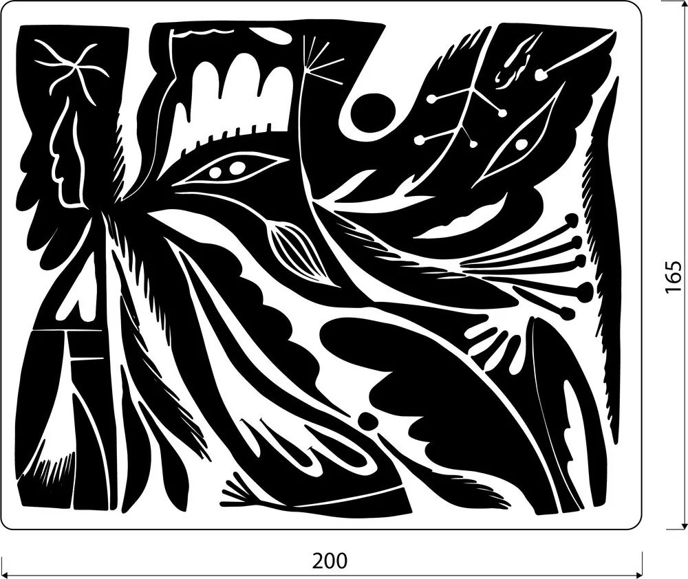 Modrá deka 165x200 cm Lino – noo.ma