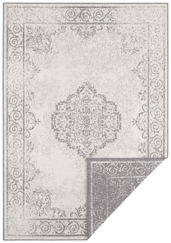 NORTHRUGS - Hanse Home koberce AKCIA: 120x170 cm Kusový koberec Twin Supreme 103870 Grey / Cream – na von aj na doma - 120x170 cm