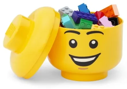 Plastový detský úložný box Head - LEGO®