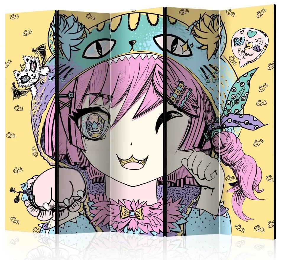 Artgeist Paraván - Neko Girl II [Room Dividers]