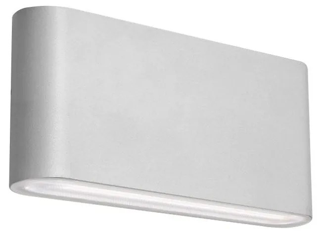 LED2 - LED Vonkajšie nástenné svietidlo FLAT 2xLED/5W/230V IP65