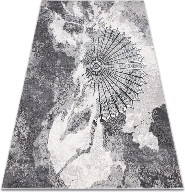 Koberec ALLURE 5715 svetlosivý / biely