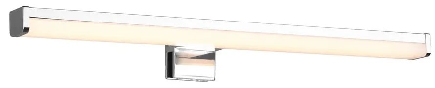 LED nástenné svietidlo v lesklej striebornej farbe (dĺžka 40 cm) Lino - Trio