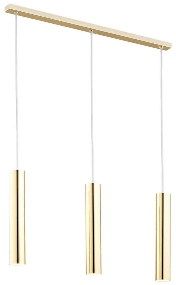 Argon 1443 - Luster na lanku GOMERA 3xGU10/5W/230V mosadz