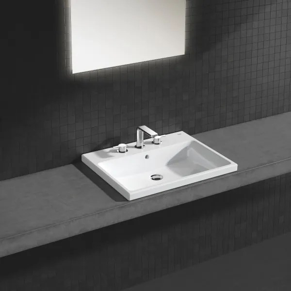 GROHE 3947900H - Umývadlo CUBE CERAMIC 600 × 490 mm keramika/biela