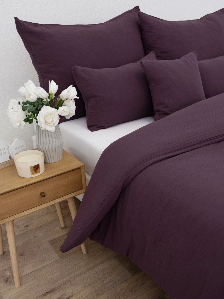 Mušelínové obliečky – Alexia ametystová