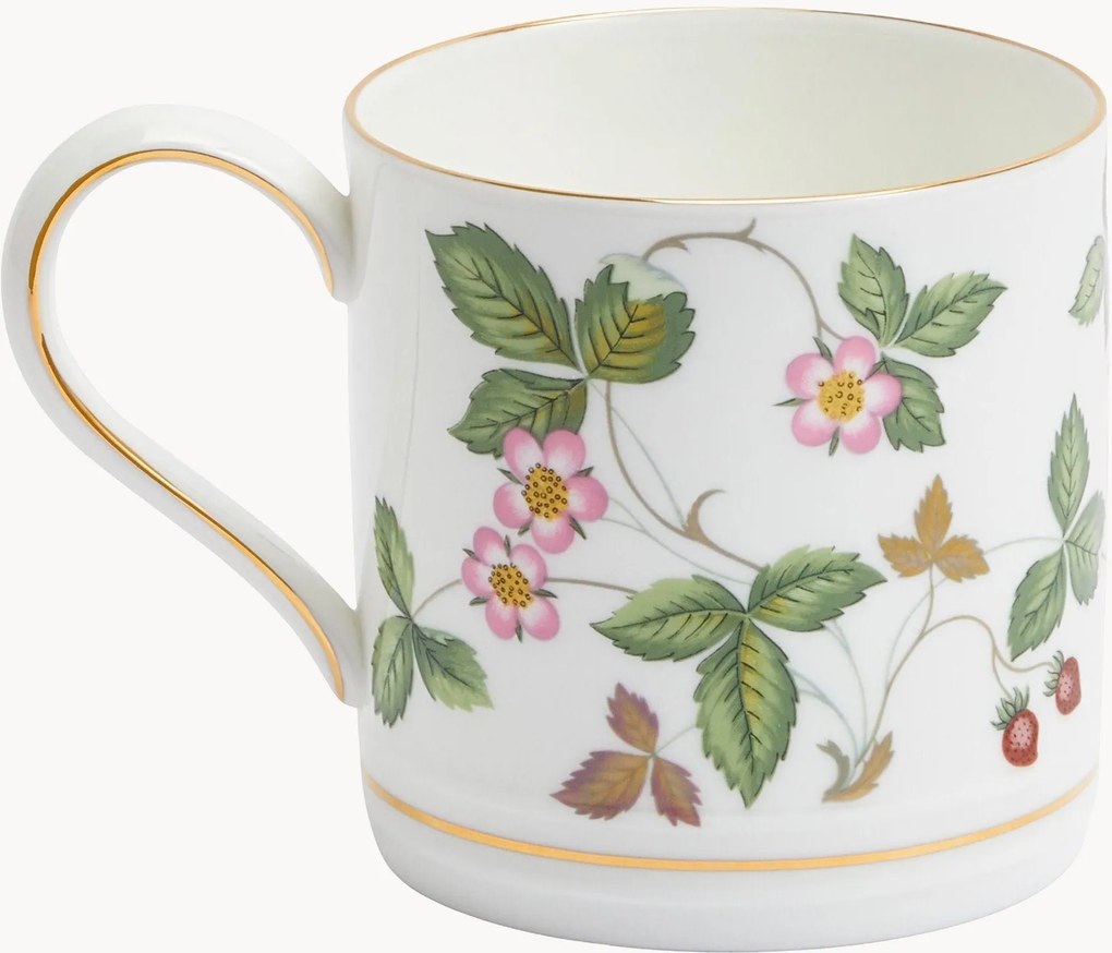 Hrnček z jemného kostného porcelánu Wild Strawberry