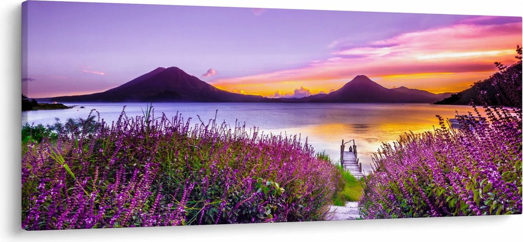 Obraz jazera (120x50 cm)