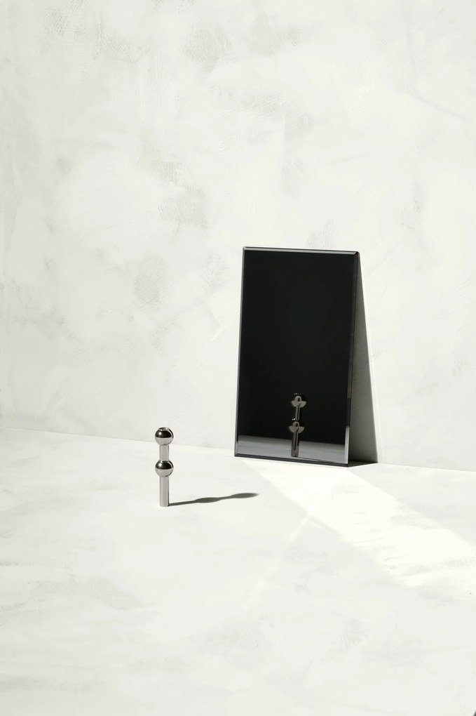 Stoff Nagel Dizajnová vázička STOFF Nagel Black Chrome