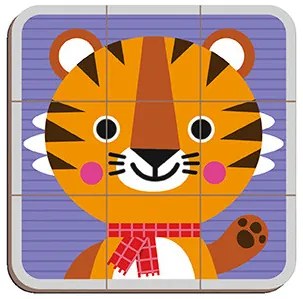 Magnetická kniha - Puzzle - zvieratá