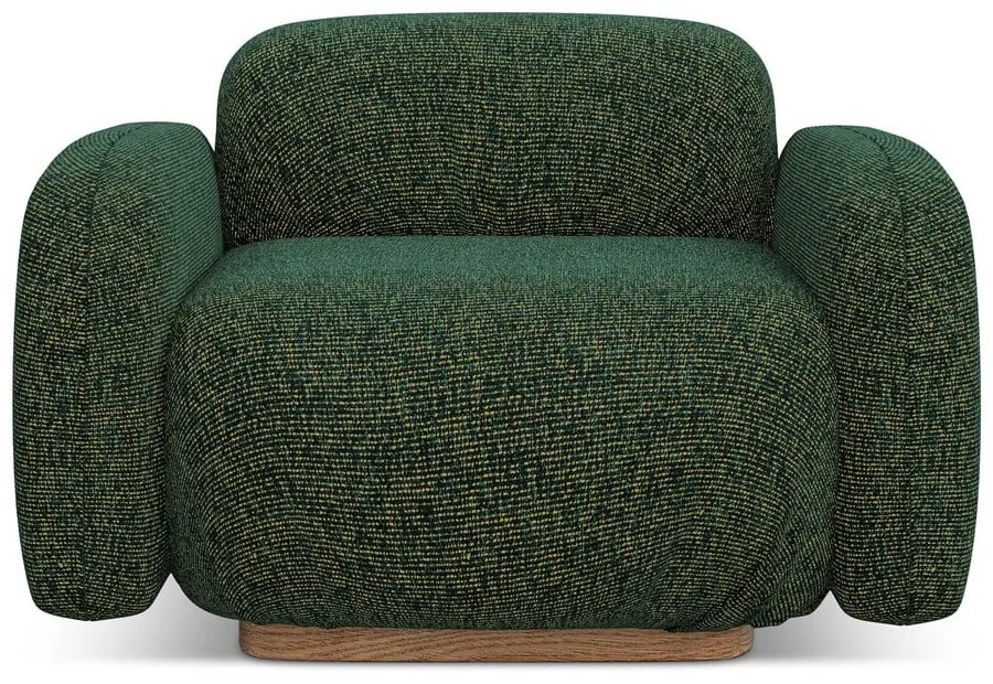 Tmavozelené kreslo Ailani – Makamii