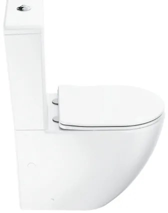 Ravak X01870 - kombinované bezokrajové WC (Rimless) s WC sedátkom SoftClose OPTIMA, keramika/biela