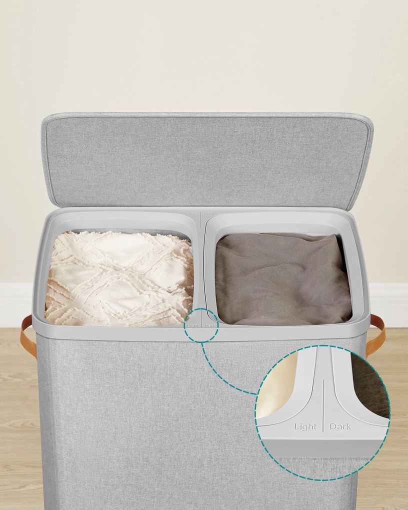 Kôš na bielizeň Daisy Grey 2x85l