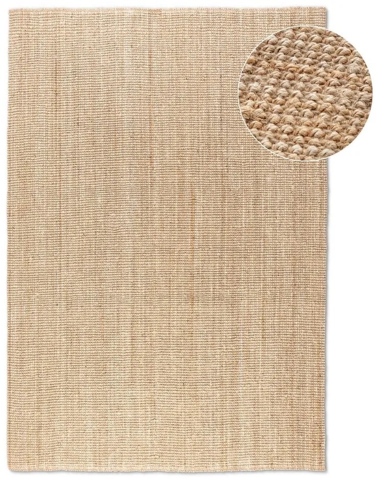 Jutový koberec v prírodnej farbe 190x280 cm Bouclé – Hanse Home